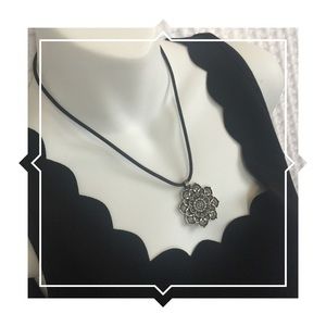Lotus/ Yoga Amulet Meditation Pendant Necklace